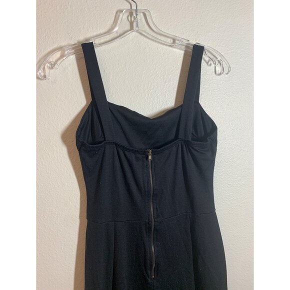Charlotte Russe Overalls Jumpsuit Women's Size Medium Black Y2K AD8 - Picture 5 of 7